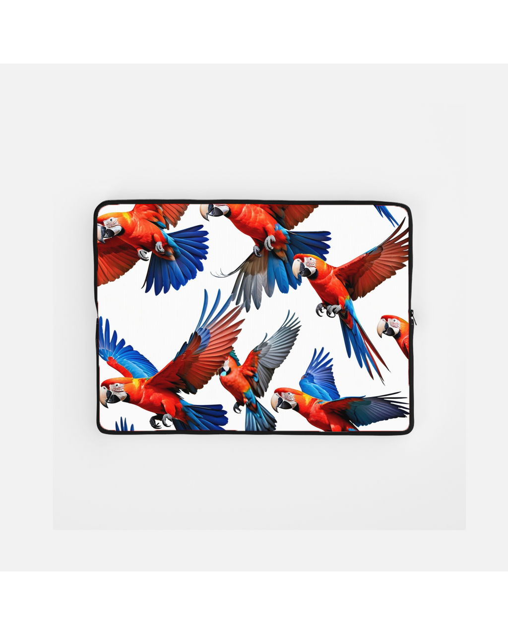 Vibrant Macaw Flight