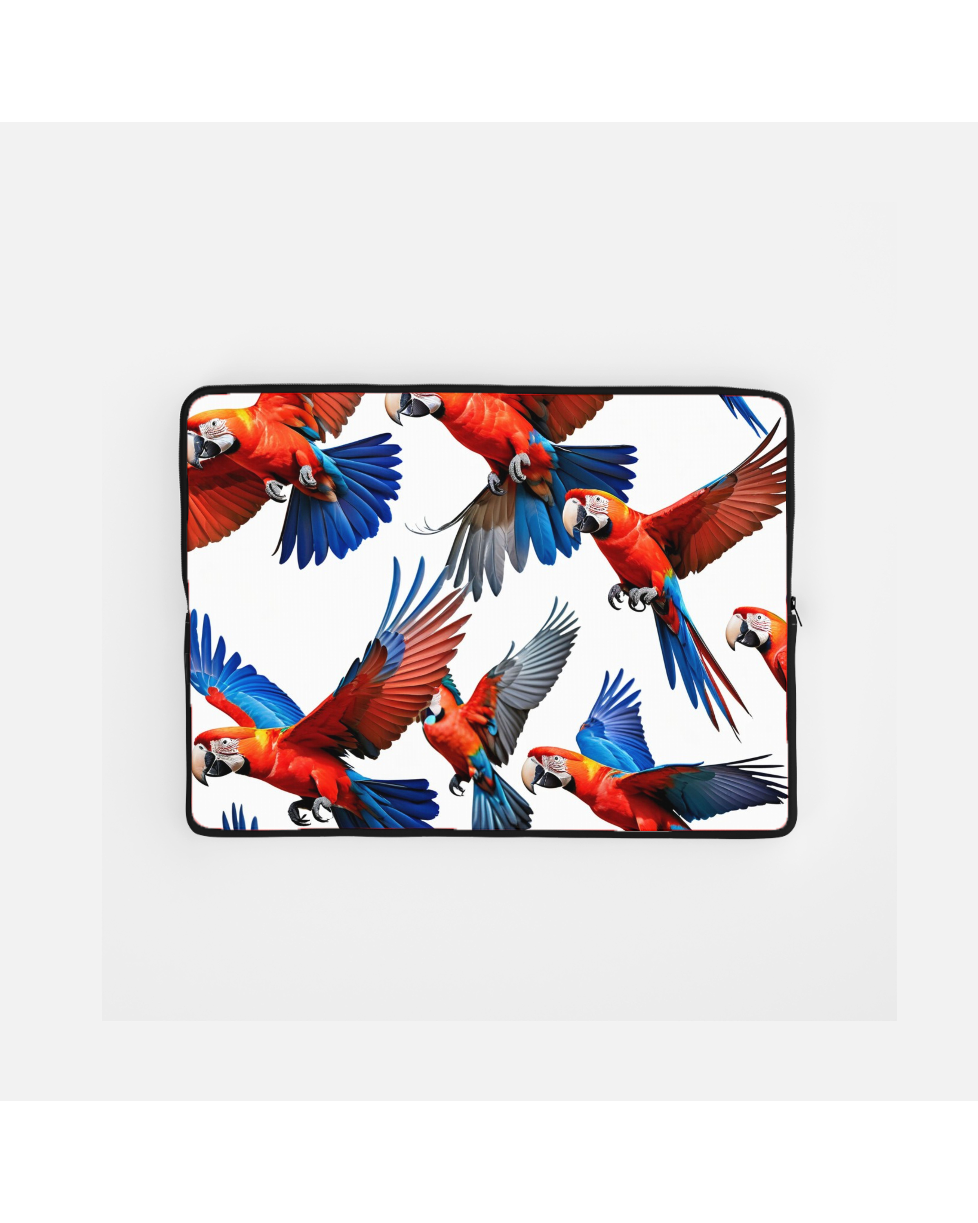 Vibrant Macaw Flight